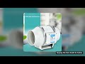 4inch 220V Exhaust Fans Home Silent Inline Pipe Duct Fan Bathroom Extractor Ventilation Kitchen Toil