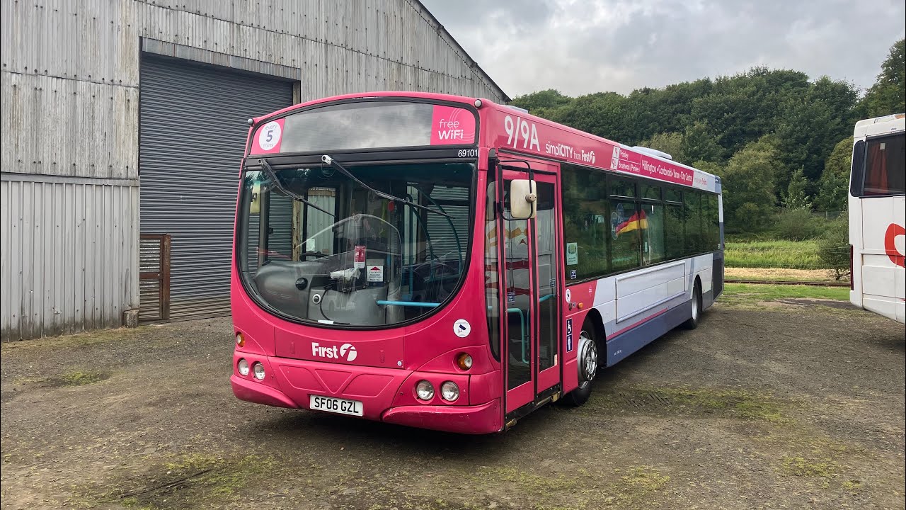 Preserved First Glasgow Volvo B7RLE Wright Eclipse Urban 69101 SF06 GZL ...