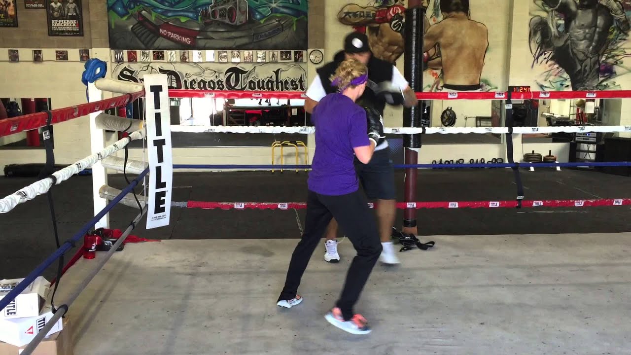 Pro/Am Boxing Coach Jose Cital with Pro Fighter Carly YouTube