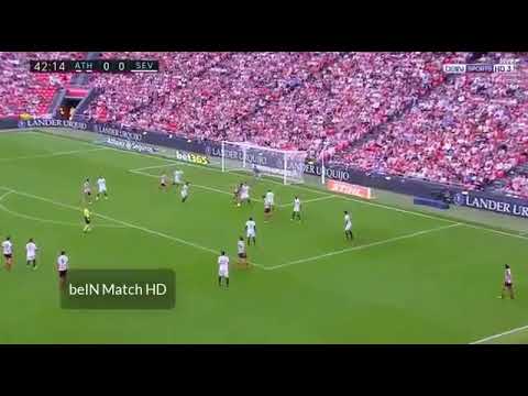 اهداف مباراة اتلتيك بلباو و إشبيلية 0 1 الدوري الاسباني 2017