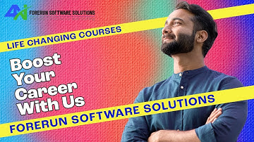 "Master Your Skills with Forerun Software Solutions:Unleash the Power of Software Training Courses!"