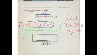 Module 3 Lesson 1 Exit Ticket