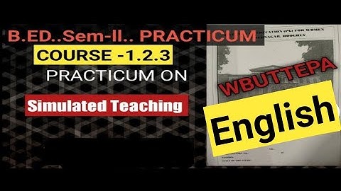 #simulatedteaching (b.Ed) practicum semester 2.(course 1.2.3). English simulated teaching