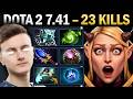 Invoker with 23 Kills and Spheres - Dota 7.41