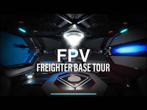 FPV freighter base tour - No Man’s Sky