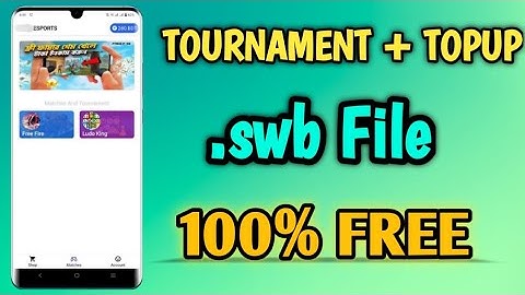 TOURNAMENT + TOPUP APP SWB FILE FREE DOWNLOAD