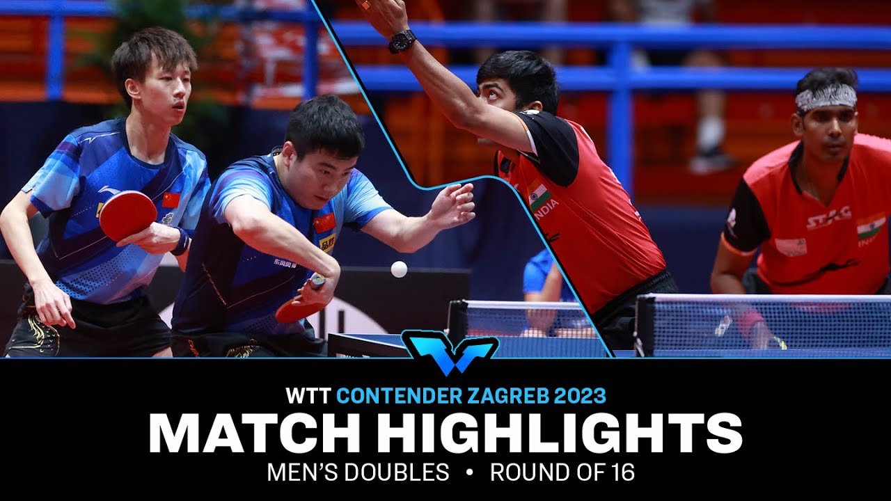 Harmeet D./Sharath K. A. vs Liang J./Lin G. | MD R16 | WTT Contender Zagreb 2023