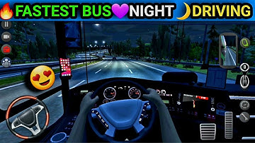 ❤️FASTEST BUS🔥 NIGHT🌙 DRIVING💜 | VARANASI TO PATNA ✨️