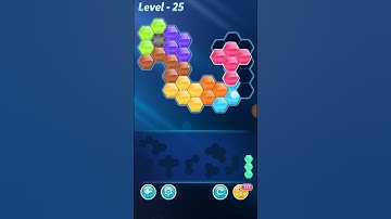 Block Hexa Puzzle Regular D Level 25 Walkthrough