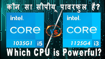 Intel i5 10th gen 1035g1 vs Intel i3 11th gen 1125g4 | Budget laptop Processor Comparison