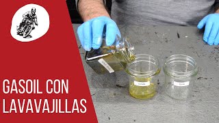 Limpiar un motor con Gasoil y lavavajillas, Funciona?