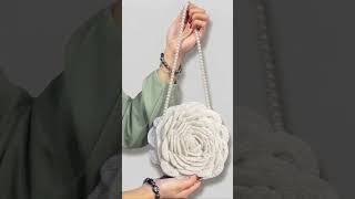 A blooming statement piece you won't see anywhere else DM to claim your custom rose bag #crochet#diy