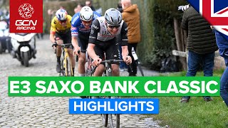 Pog, MVDP & WVA Clash Over The Cobbles! | E3 Saxo Classic 2023 Highlights