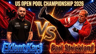 Earl Strickland vs Eklent Kaci - Full Game Highlights | US Open Pool Championship 2026 screenshot 5