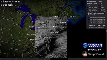 Preview of optional GOES-R Rapid-Scan 1-min imagery available in "Extended Satellite" paid add-on