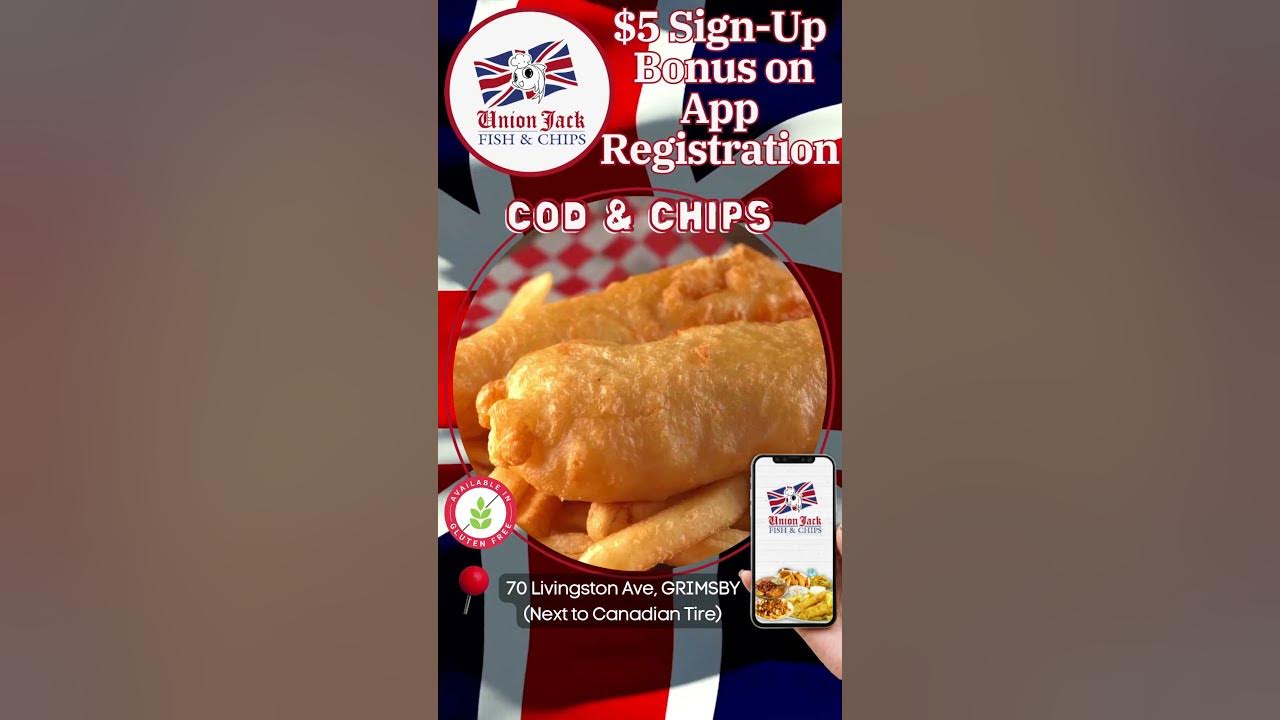 🚗WE DELIVER!🎉🔥 🍽️ Union Jack Fish & Chips Grimsby, Ontario. British