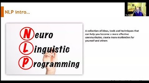 NLP Intro- from Enhance communication in Agile Teams with Neuro Linguistic Programming (NLP)