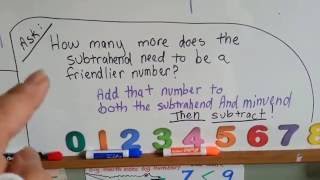 Grade 3 Math# 1.9, Mental math trick to Subtract