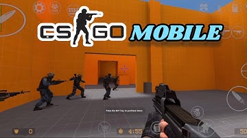 COUNTER STRIKE SOURCE - ANDROID GAMEPLAY ( ONLINE/OFFLINE )