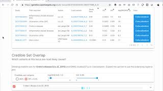 Open Targets Genetics new colocalisation analysis
