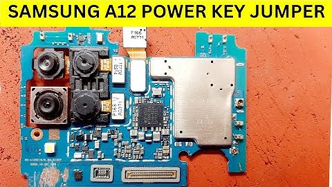 SAMSUNG A12 M12 POWER KEY NOT WORKING