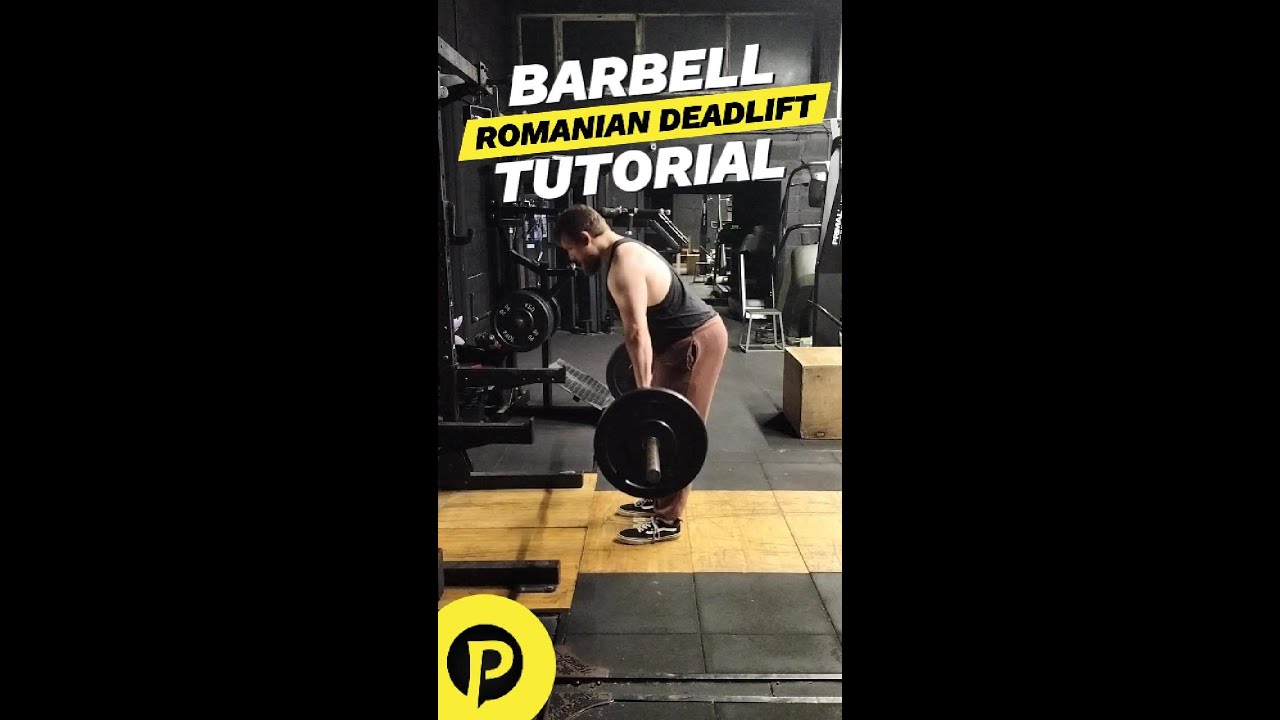 Tutorial Barbell Romanian Deadlift - YouTube