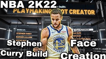 Stephen Curry Face Creation And Build (CURRENT GEN) - NBA 2K22