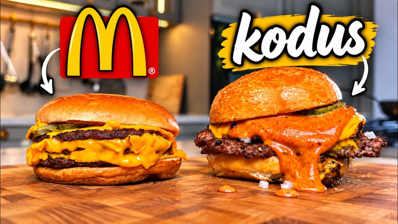 McDonalds's TRIPLE CHEESE vs KODUNE