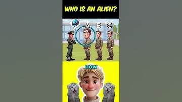 Who Is An Alien🤯? #riddles#quiz #riddle #riddlechallenge #quizzes #memes #funny #meme #animation