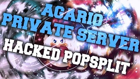 Agario Private Server // Instant Best Moments \\  HACKED POPSPLITS AND INSANE DOUBLESPLITS // Solo