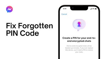 How To Fix Forgotten Messenger PIN Code