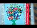 live Wow This Easy Acrylic Flower Paintings Trick Professional/How to draw a Beautiful Flower Art/