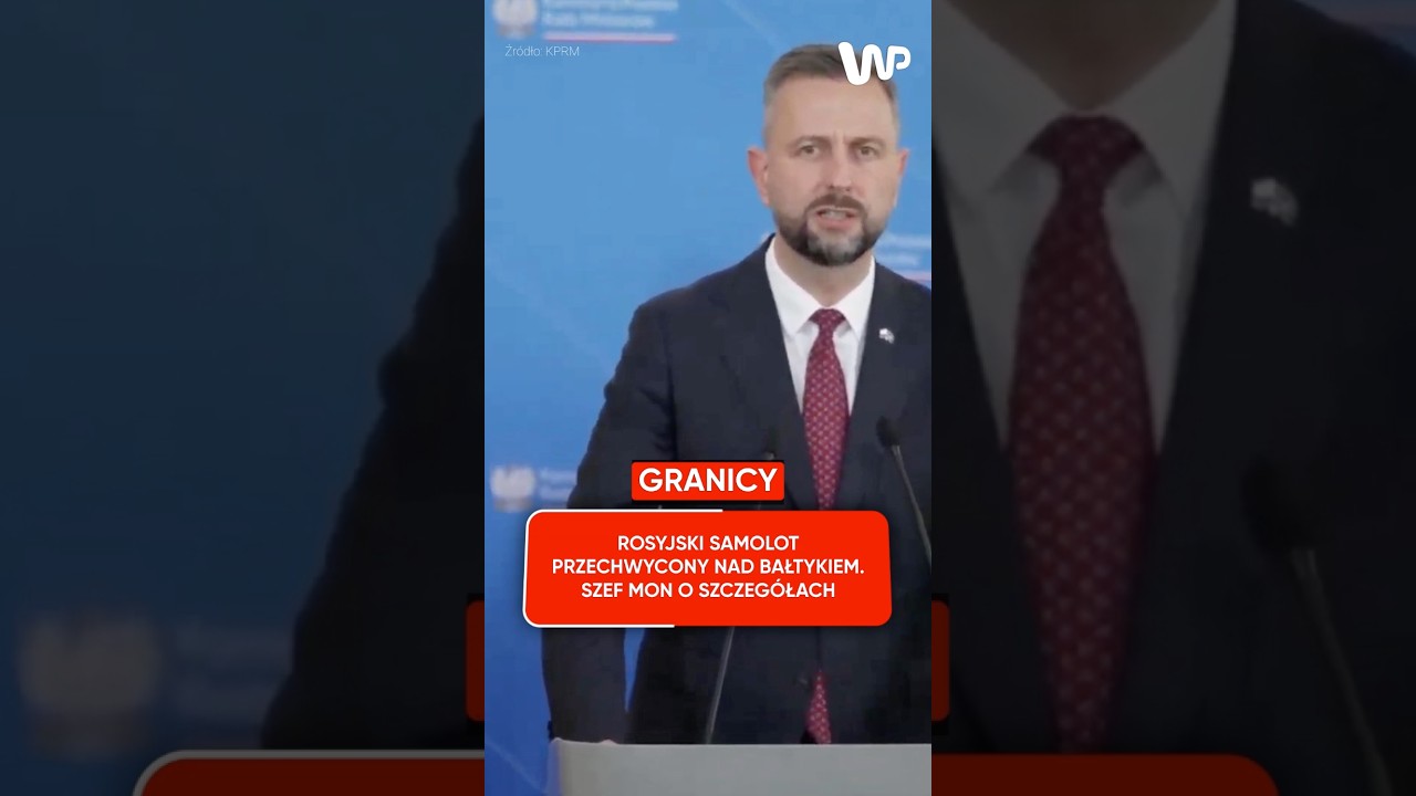 Rosyjski samolot przechwycony nad Bałtykiem Szef MON o szczegółach