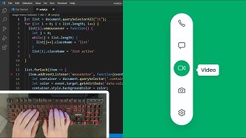 ASMR Programming - Magic Menu Indicator using HTML CSS and JavaScript - No Talking