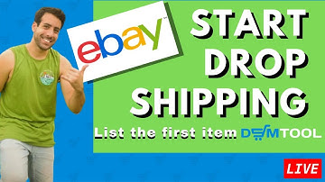 Dropshipping For Beginners eBay 2020 LIVE - How To Make Your First Listing!