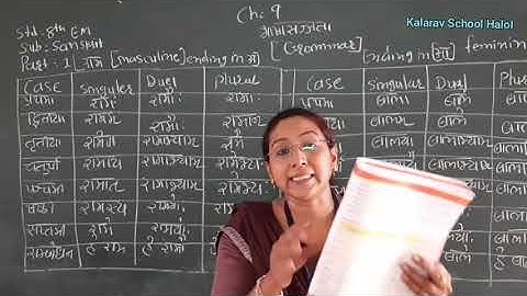 Std 8 EM Sanskrit Ch-9 Bhasahsajjata Grammar (Part-2)