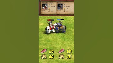 Crusader Knight vs Savar (AoE2) #Shorts