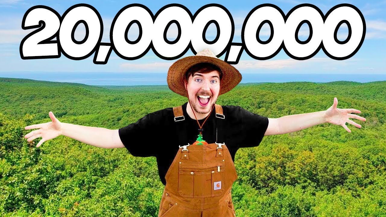 Посадил 20,000,000 Деревьев, Мой Самый Большой Проект!