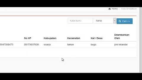 Source Code Aplikasi Pemilu Php Mysql