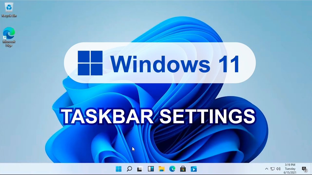 How to Change Taskbar Settings in Windows| Windows 11 Taskbar Customize ...