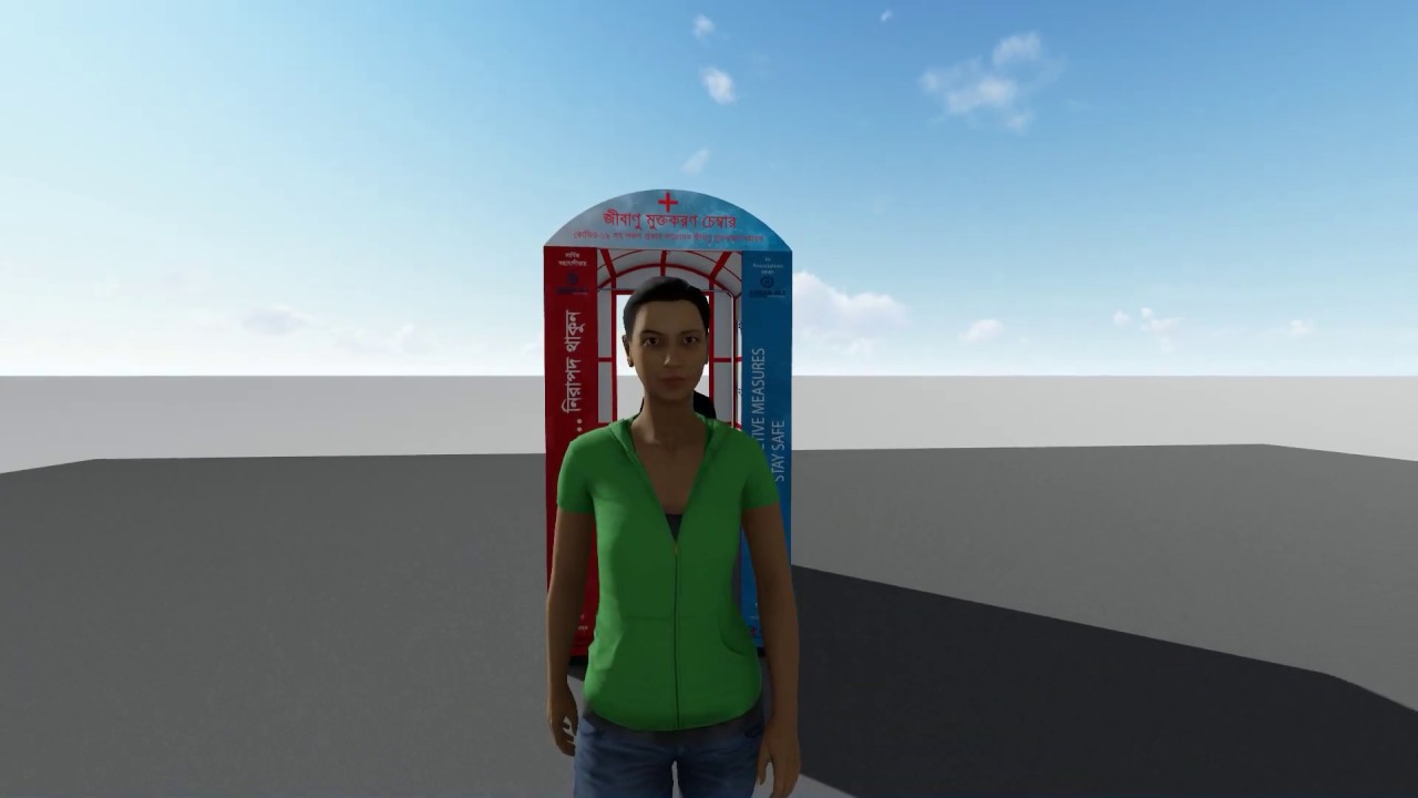 Covid 19-Disinfection Chamber (Animation)