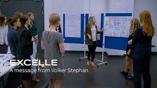 Excelle - A message from Volker Stephan
