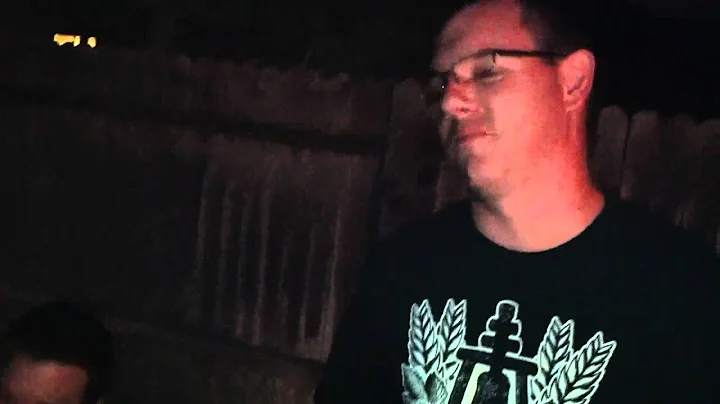 Beer Geek Steven Isaak chugs bottle share remnants!