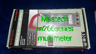 Mastech m266 clamp Multimeter (unboxing) || Electronic basics