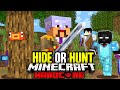 100 players simulate minecraft hide or hunt royale
