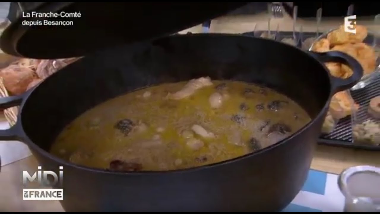 RECETTE : Poulet aux morilles et vin jaune