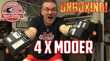 Micro Series Guitar Effect Pedals by Mooer (Unboxing video)