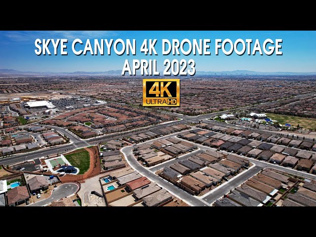 Skye Canyon April 2023 4K Drone Footage