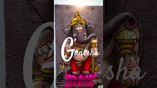 The Art Vision of Ganesha in Old Stone layer Statue #ganeshasculpture #godstatue #procreate #ganesh