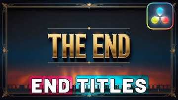Make Reusable END SCREEN Titles In Davinci Resolve